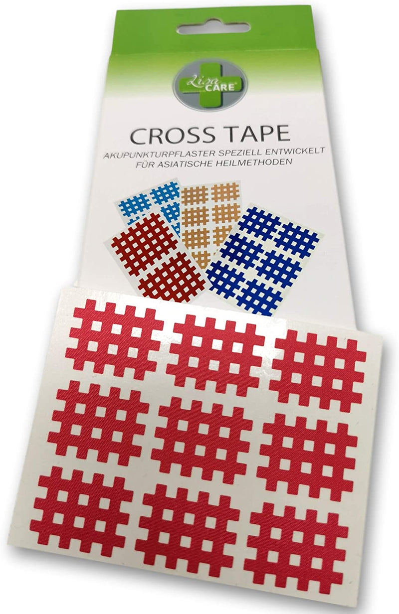 LisaCare - Akupunkturpflaster klein - Crosstape Typ "A" - 2,1cm x 2,7cm