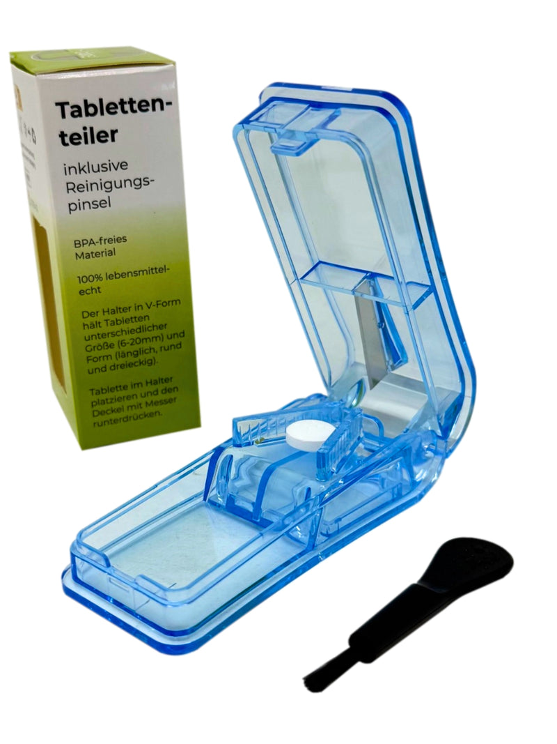 LisaCare Tablettenschneider - Tablettenteiler Blau