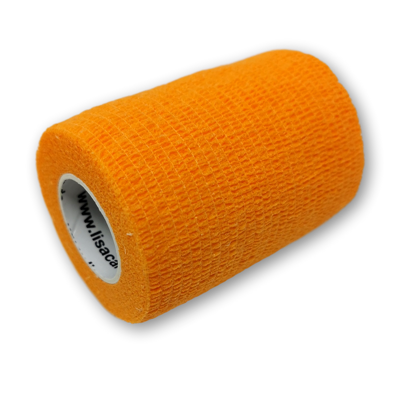 LisaCare Bandage - 7,5cm x 4,5m für Mensch & Tier - Orange