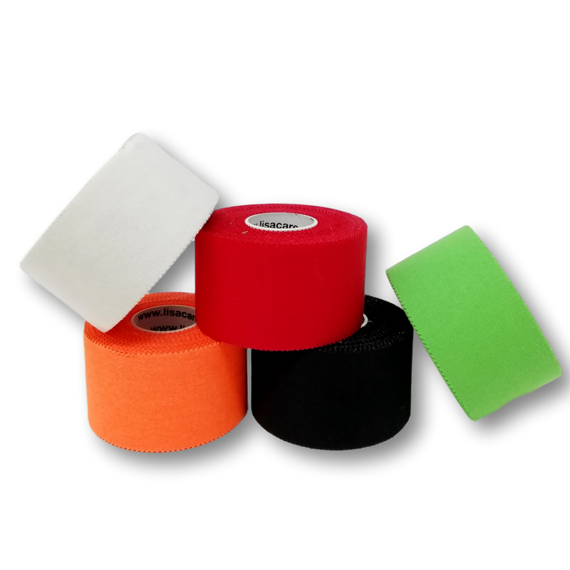 Sport Tape Bunter 5er Farb-Mix LisaCare 3,8cm x 10m