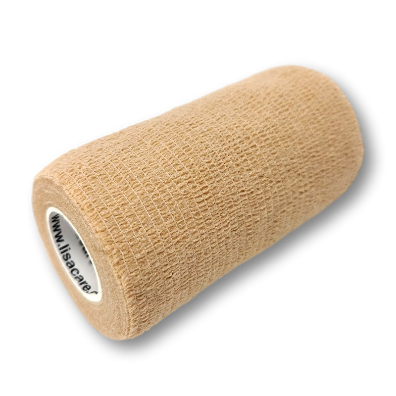 10cm Rolle kohäsives Fingerpflaster in beige uni