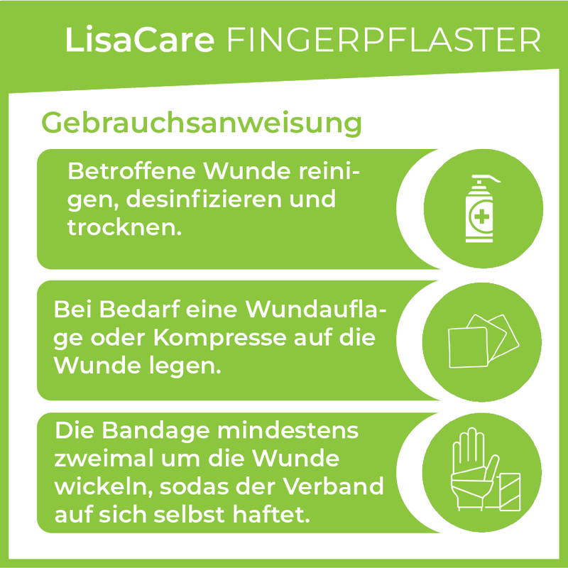 LisaCare Verbandsmaterial - 10cm x 4,5m - für Mensch & Tier - Fahrzeuge