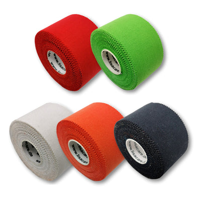 LisaCare_Sporttape, 5 Rollen in rot, grün, weiss, orange, schwarz