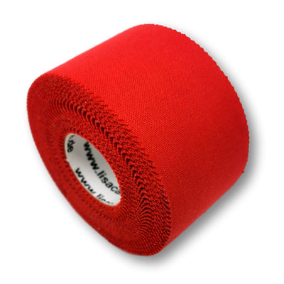 3,8cm breites Sporttape auf Rolle in rot von LisaCare