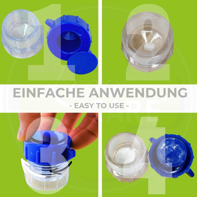 LisaCare Medikamenten-Mörser - Pill Crusher mit Dose im Deckel