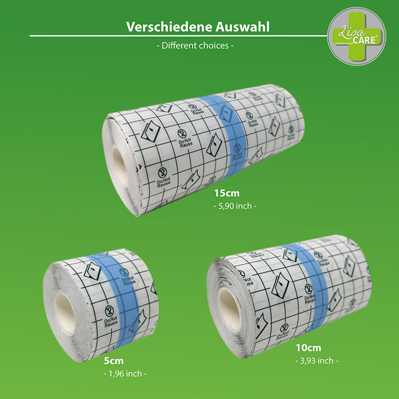 Duschtape, Tattootape in 3 verschiedenen größen, 5cm, 10cm, 15cm