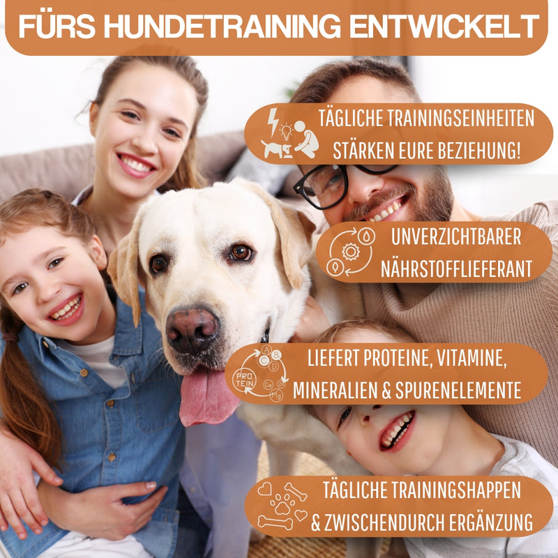 WEPO Hunde Leckerlis - 1kg Rinderlunge getrocknet - Gesunde Trainingssnacks