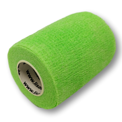 LisaCare Bandage - 7,5cm breit für Mensch & Tier - Neongrün | LisaCare.