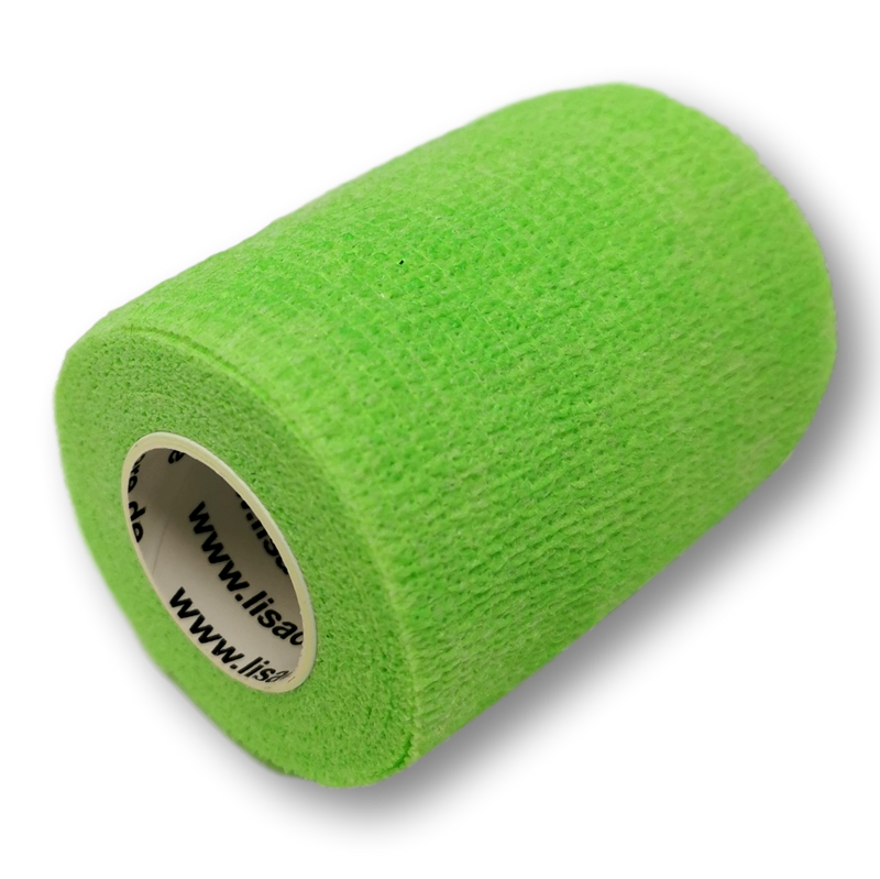 LisaCare Bandage - 7,5cm breit für Mensch & Tier - Neongrün | LisaCare.